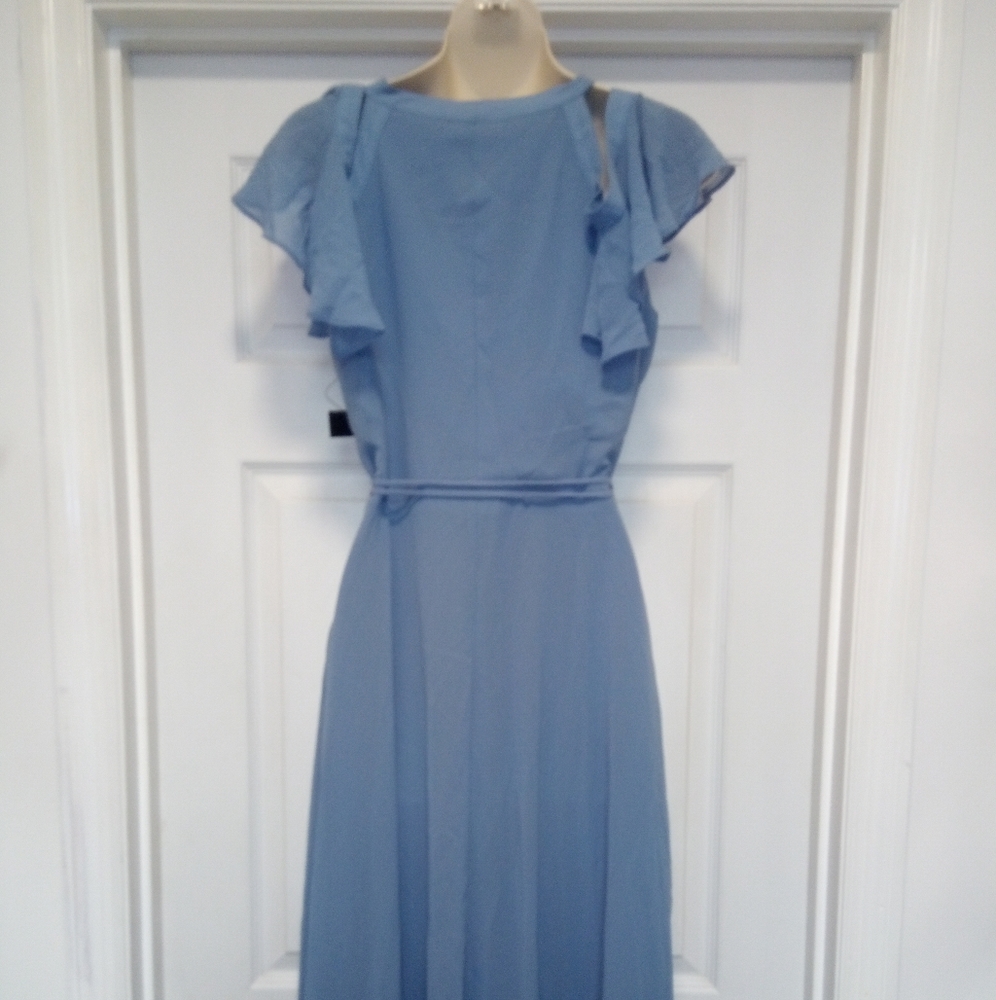 🆕 Lulu's 👗 Size SMALL 💠Cold shoulder 💙🛑 🛑🛑🛑🛑🛑Sold out🛑🛑🛑🛑 - Picture 5 of 14
